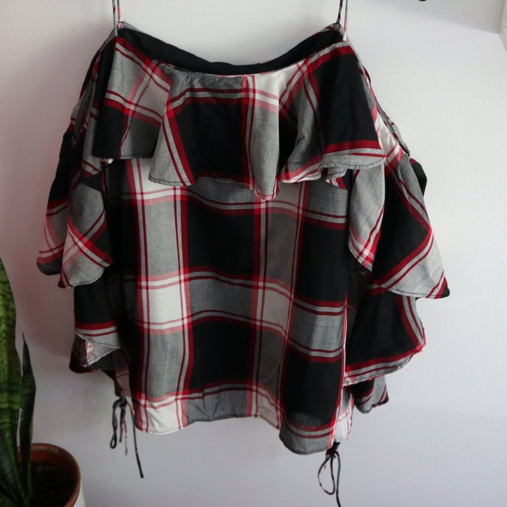 LOFT Cold Shoulder Top - Picture 3 of 8